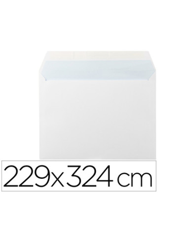 Sobre liderpapel n 14 blanco din c4 229x324 mm tira de silicona paquete de 25 unidades