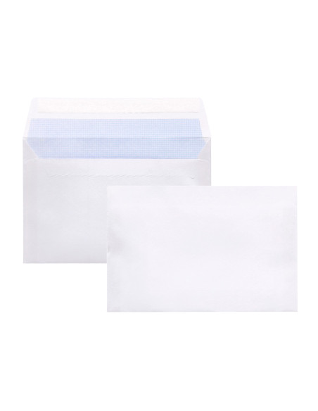 Sobre liderpapel n 9 blanco comercial normalizado 120x176 mm tira de silicona paquete de 25 unidades