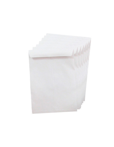 Sobre liderpapel bolsa n 8 blanco din 229x324 mm tira de silicona paquete de 25 unidades