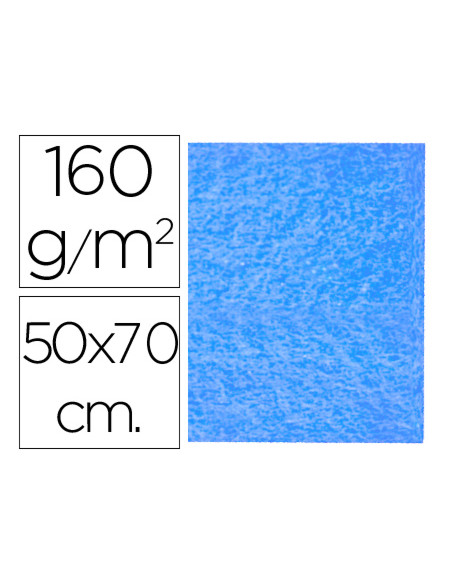 Fieltro liderpapel 50x70cm azul claro 160g/m2