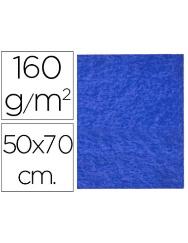 Fieltro liderpapel 50x70cm azul oscuro 160g/m2