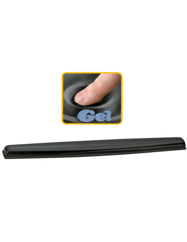 FELLOWES REPOSAMUÑECAS PARA TECLADO GEL NEGRO