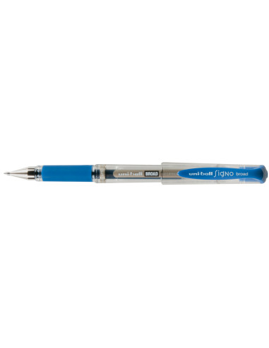 UNIBALL ROLLERBALL SIGNO BROAD UM-153 1.0MM AZUL CAJA 12 UD