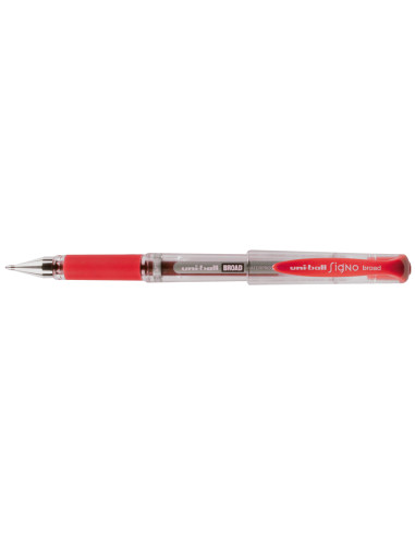 UNIBALL ROLLERBALL SIGNO BROAD UM-153 1.0MM ROJO CAJA 12 UD