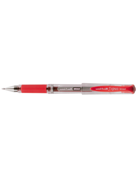 UNIBALL ROLLERBALL SIGNO BROAD UM-153 1.0MM ROJO CAJA 12 UD