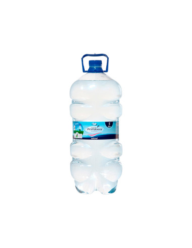 Agua mineral natural fuente primavera garrafa de 5 l