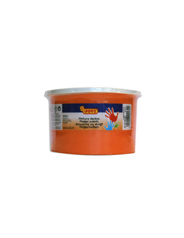 JOVI ESTUCHE 5 BOTES PINTURA DE DEDOS 125ML NARANJA