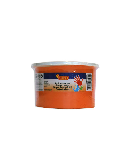 JOVI ESTUCHE 5 BOTES PINTURA DE DEDOS 125ML NARANJA