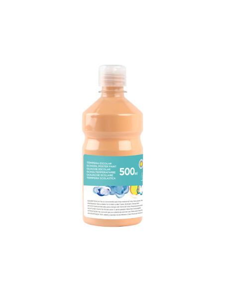 Tempera liquida liderpapel escolar 500 ml carne