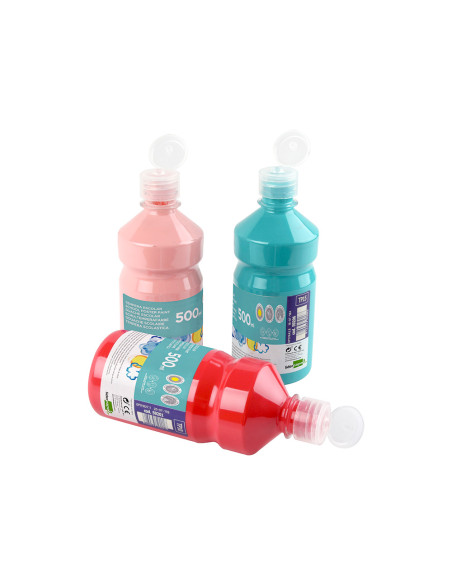 Tempera liquida liderpapel escolar 500 ml violeta