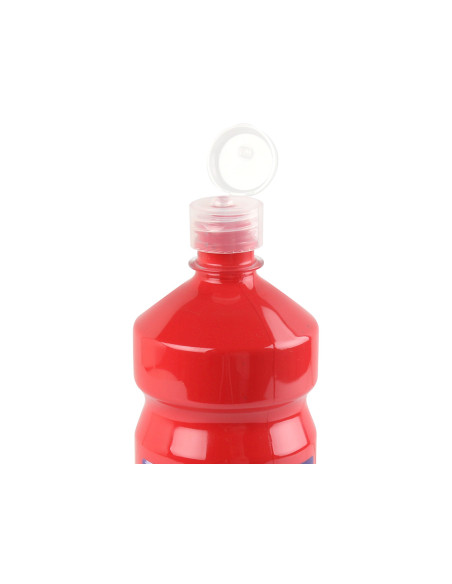 Tempera liquida liderpapel escolar 1000 ml rojo