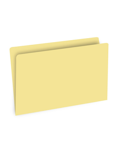 GIO SUBCARPETA SIMPLE CARTULINA FOLIO 180GR AMARILLO PASTEL -50U-