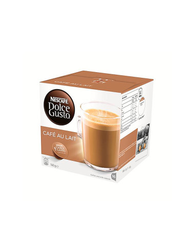 Cafe dolce gusto cafe con leche monodosis caja de 16 unidades