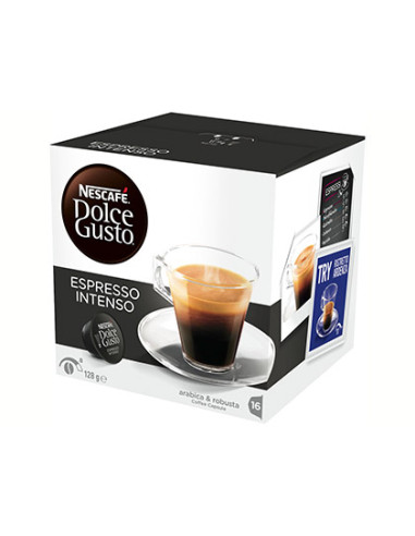 Cafe dolce gusto cafe espresso intenso monodosis caja de 16 unidades