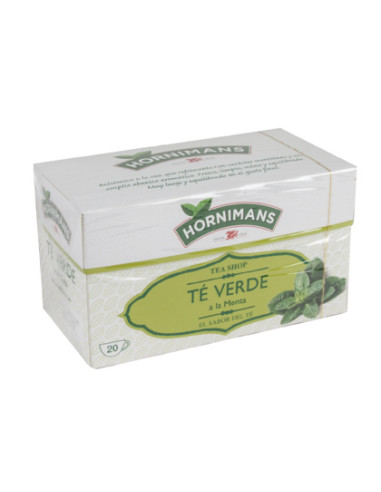 Te verde hornimans a la menta caja de 20 bolsas