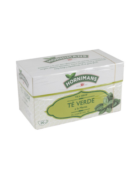 Te verde hornimans a la menta caja de 20 bolsas