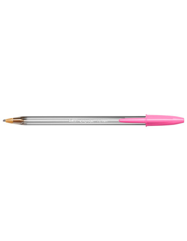 BIC BOLÍGRAFO CRISTAL FUN ROSA CAJA -20U-