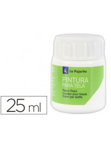 PINTURA PARA TELA BLANCO 25 ML LA PAJARITA