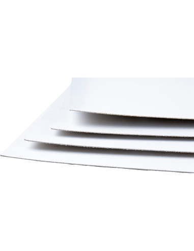 Cartoncillo gris liderpapel con una cara blanca 350 gr 64x88 cm paquete de 1 kg (5 hojas)