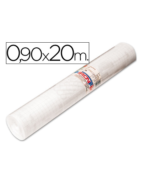 Rollo adhesivo aironfix unicolor transparente 67001 rollo de 90 cm x 20 mt