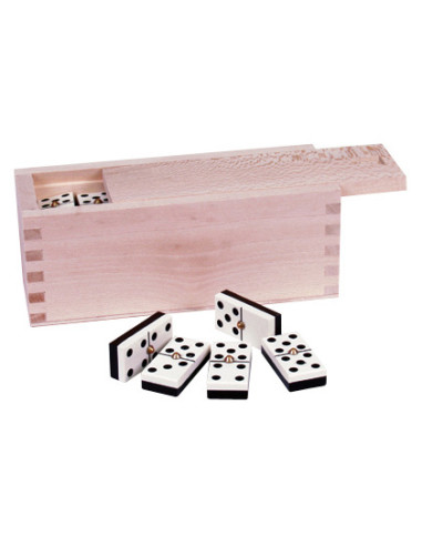 Domino profesional chamelo caja madera