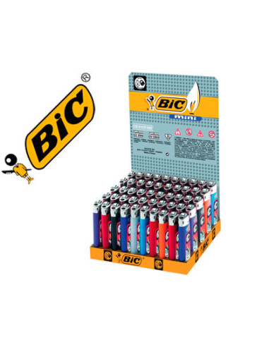 BIC ENCENDEDOR DE BOLSILLO J25 MINI COLORES SURTIDOS -50U-