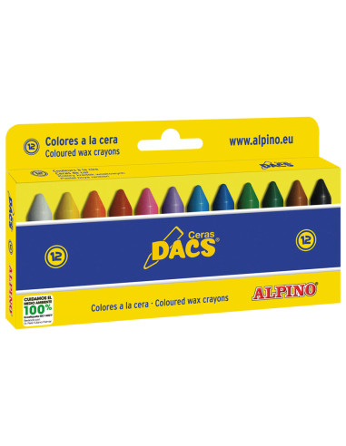 DACS CERAS DACS 55MM COLORES SURTIDOS ESTUCHE 12 UD