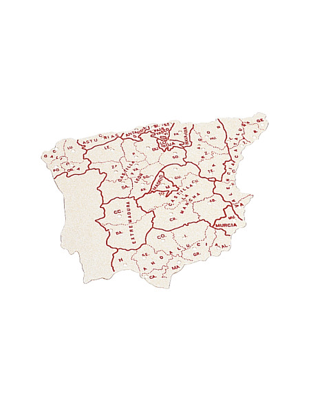 Plantilla liderpapel mapa españa plastico 15x12,5 cm bolsa de 3 unidades