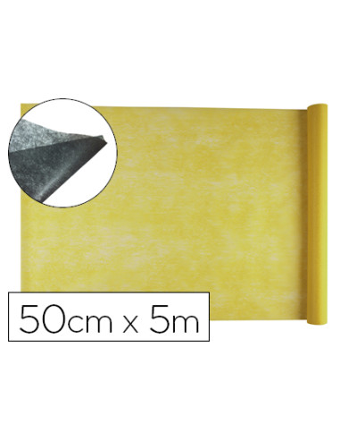 Tejido sin tejer liderpapel terileno 25 g/m2 rollo de 5 mt amarillo