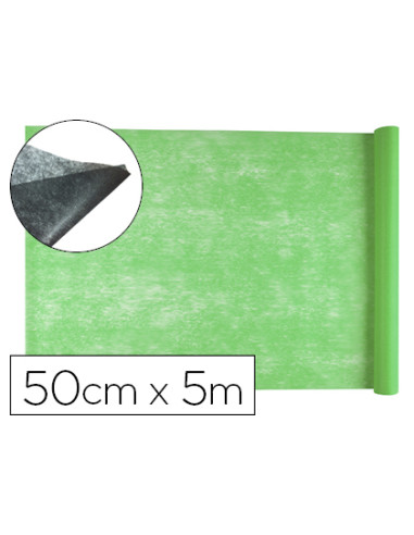 Tejido sin tejer liderpapel terileno 25 g/m2 rollo de 5 mt verde