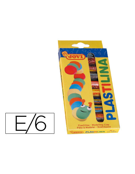 JOVI PLASTILINA ESTUCHE 10 BARRAS 15GR COLORES SURTIDOS