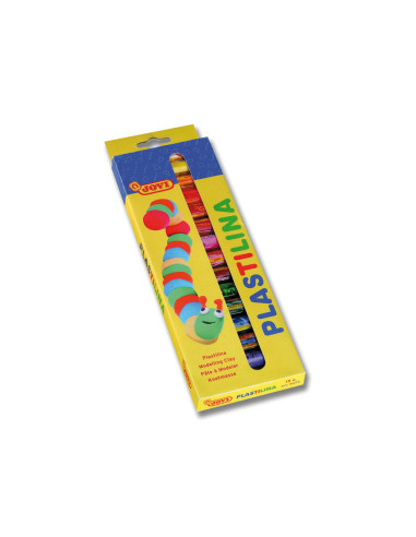 JOVI PLASTILINA ESTUCHE 15 BARRAS 15GR COLORES SURTIDOS