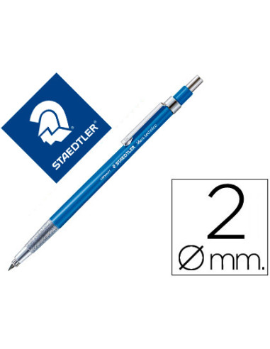 Portaminas staedtler mars 2 mm con clip y afilaminas