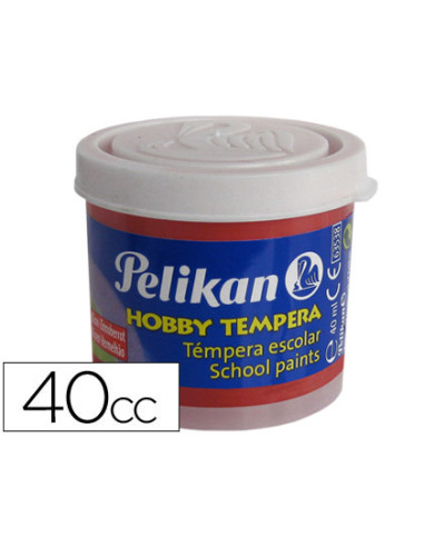 Tempera hobby 40 cc bermellon -n.58