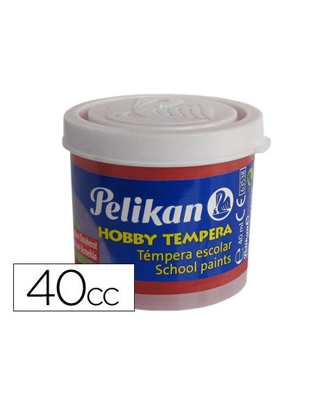 Tempera hobby 40 cc bermellon -n.58