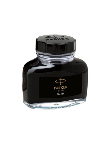 Tinta estilografica parker negra bote 57 ml