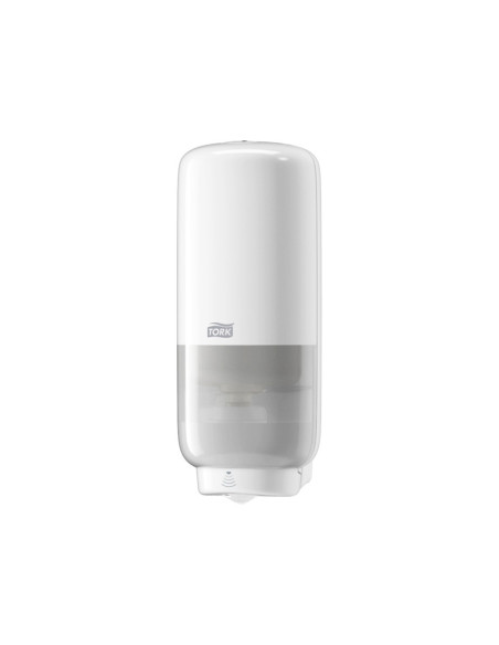 Dispensador de jabon de pared en espuma tork elevation s4 automatico sensor intuition 1000 ml color blanco