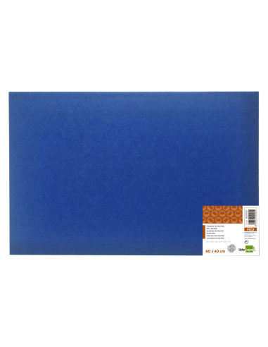 Tablero de anuncios liderpapel fieltro color azul 40x60 cm