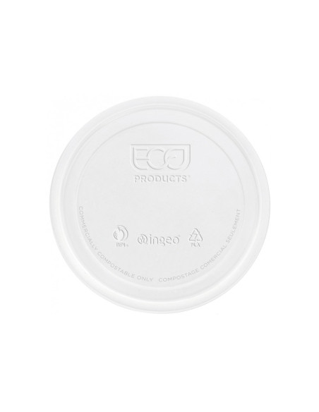 Tapa de plastico biodegradable para vaso de 290 cc paquete de 100 unidades