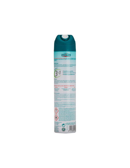 SANYTOL AMBIENTADOR DESINFECTANTE FRESCOR HERBAL HOGAR Y TEJIDOS SPRAY 300ML