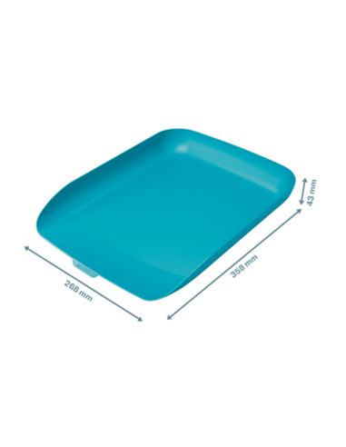 Bandeja sobremesa plastico leitz cosy azul 268x126x358 mm