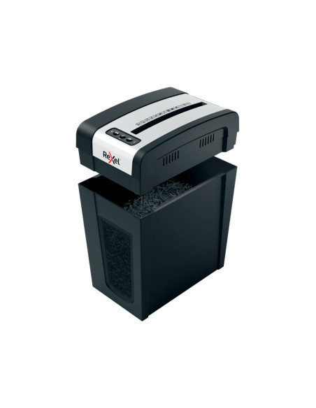 Destructora de documentos rexel secure mc6-sl eu capacidad 6 hojas grapas clips tarjetas y cd 18 l