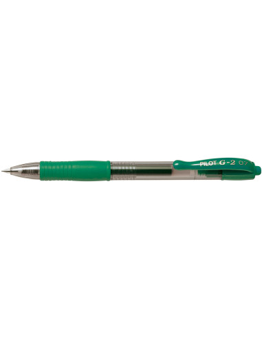 PILOT BOLÍGRAFO TINTA DE GEL G-2 0.7 RETRÁCTIL VERDE