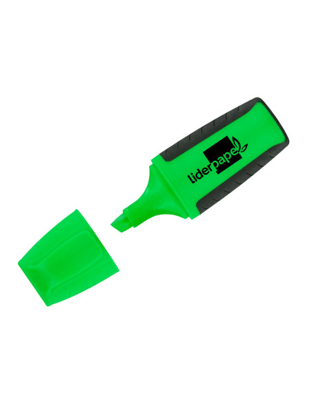 Rotulador liderpapel mini fluorescente verde