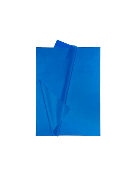 Papel seda liderpapel 52x76cm 18g/m2 bolsa de 5 hojas azul