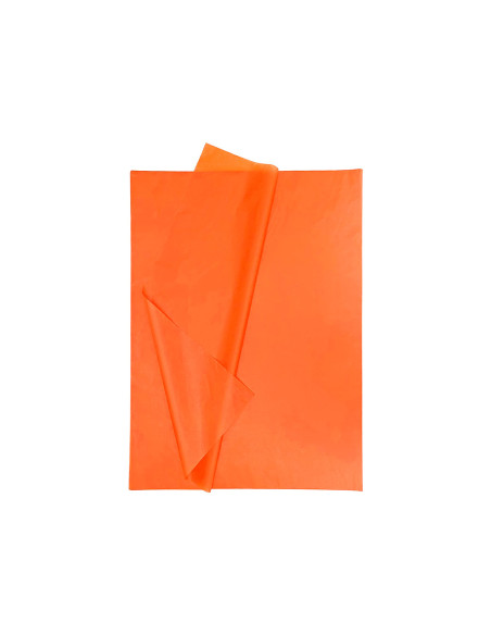 Papel seda liderpapel 52x76cm 18g/m2 bolsa de 5 hojas naranja