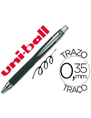 UNIBALL ROLLERBALL JETSTREAM SXN-210 RETRÁCTIL 1.0MM NEGRO CAJA 12 UD