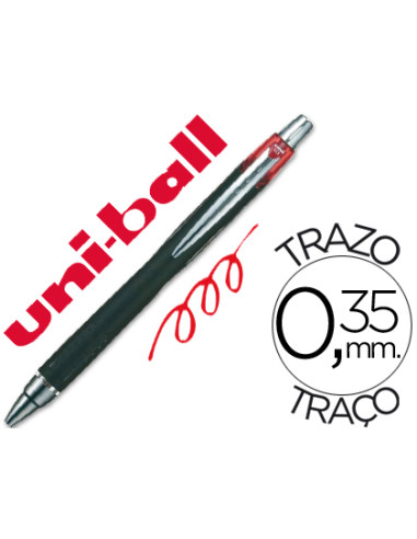 UNIBALL ROLLERBALL JETSTREAM SXN-210 RETRÁCTIL 1.0MM ROJO CAJA 12 UD