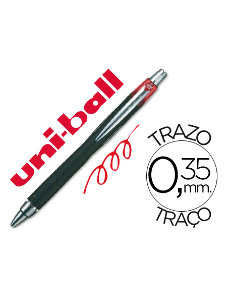 UNIBALL ROLLERBALL JETSTREAM SXN-210 RETRÁCTIL 1.0MM ROJO CAJA 12 UD