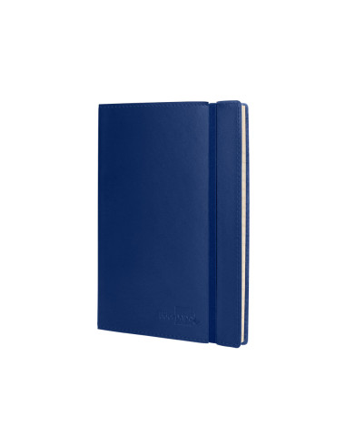 Libreta indice liderpapel similpiel a6 120 hojas 70g/m2 color azul